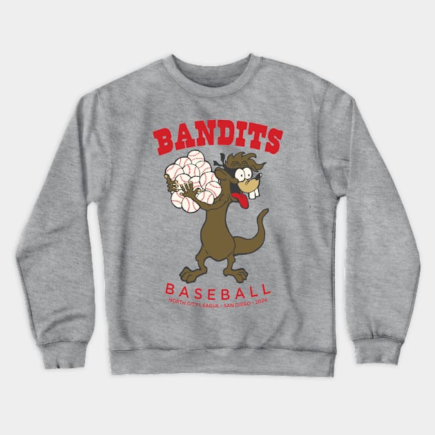 Bandits Baseball 2024 Team Crewneck Sweatshirt by Antlers and Engines